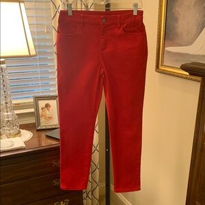 Chico's Red Ankle & Cropped Jeans